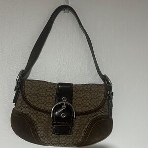 Coach Brown  Shoulder Bag D05J-6818